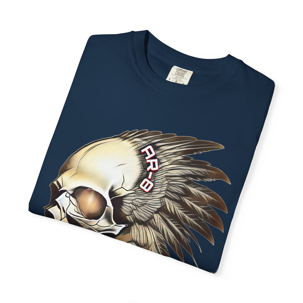 Skull Headdress T-Shirt — "Stay Classy" Graphic Tee