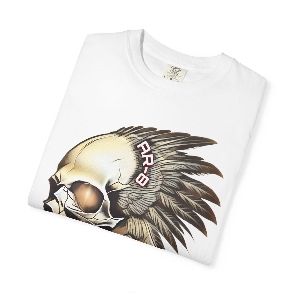 Skull Headdress T-Shirt — "Stay Classy" Graphic Tee