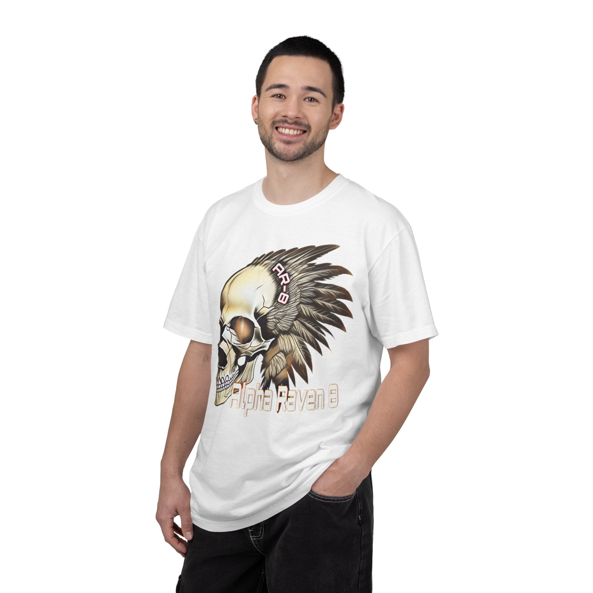 Skull Headdress T-Shirt — "Stay Classy" Graphic Tee