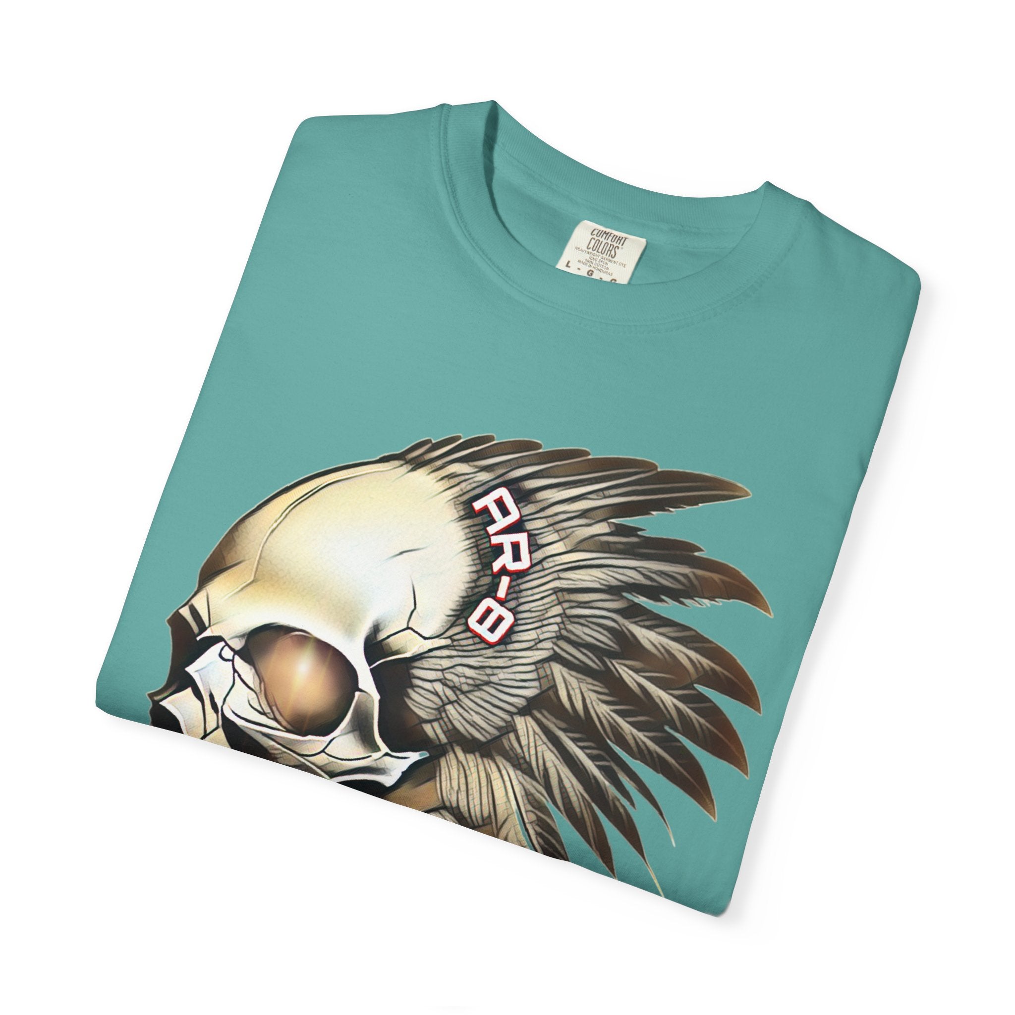Skull Headdress T-Shirt — "Stay Classy" Graphic Tee