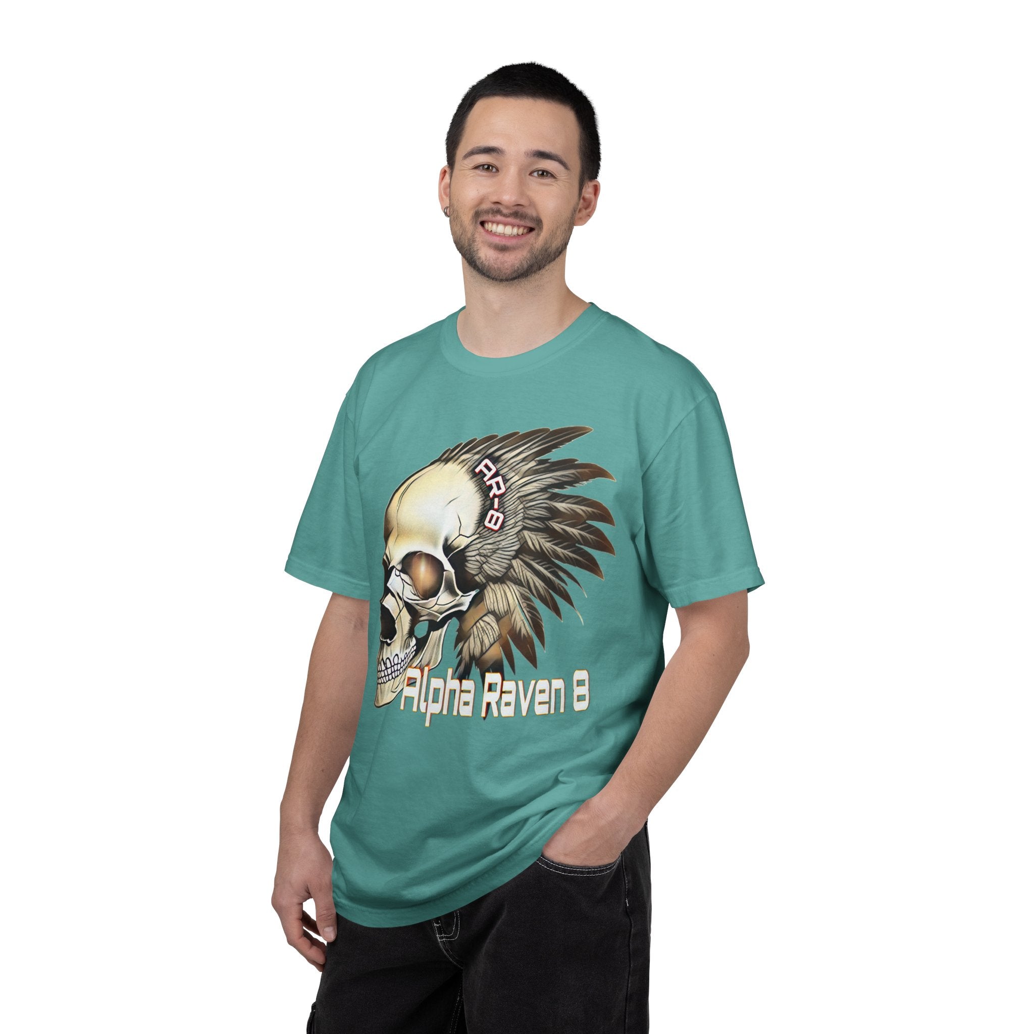 Skull Headdress T-Shirt — "Stay Classy" Graphic Tee