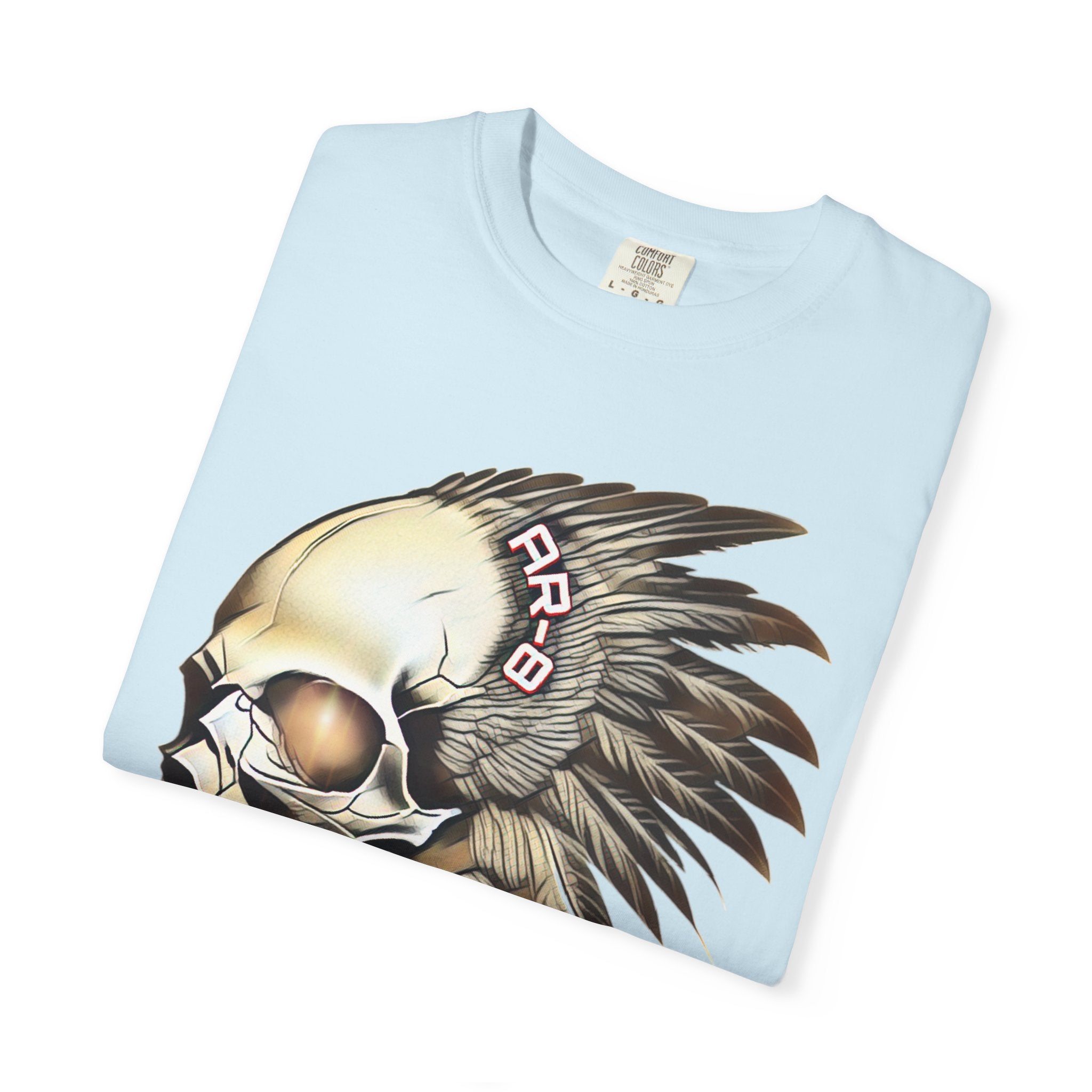 Skull Headdress T-Shirt — "Stay Classy" Graphic Tee