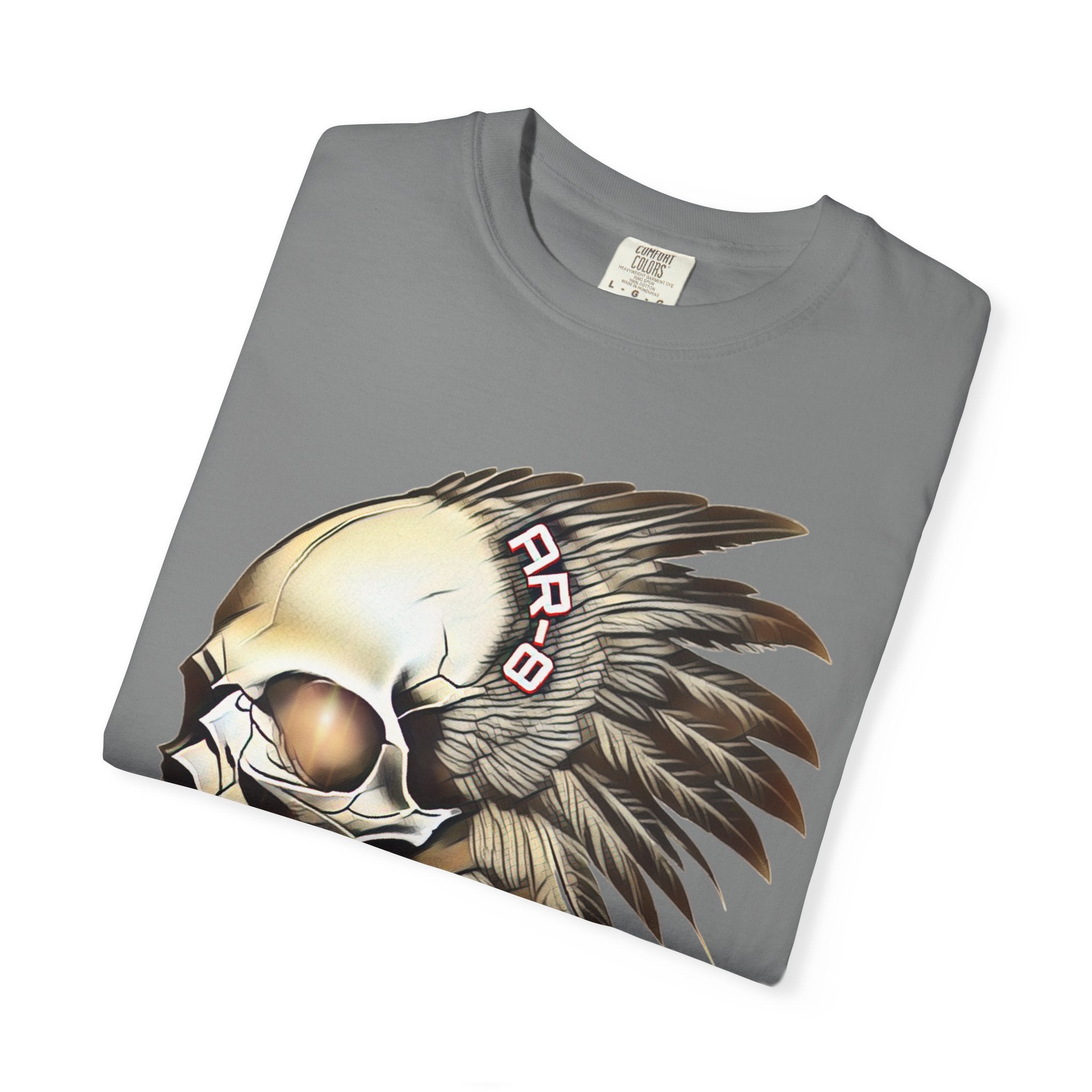 Skull Headdress T-Shirt — "Stay Classy" Graphic Tee