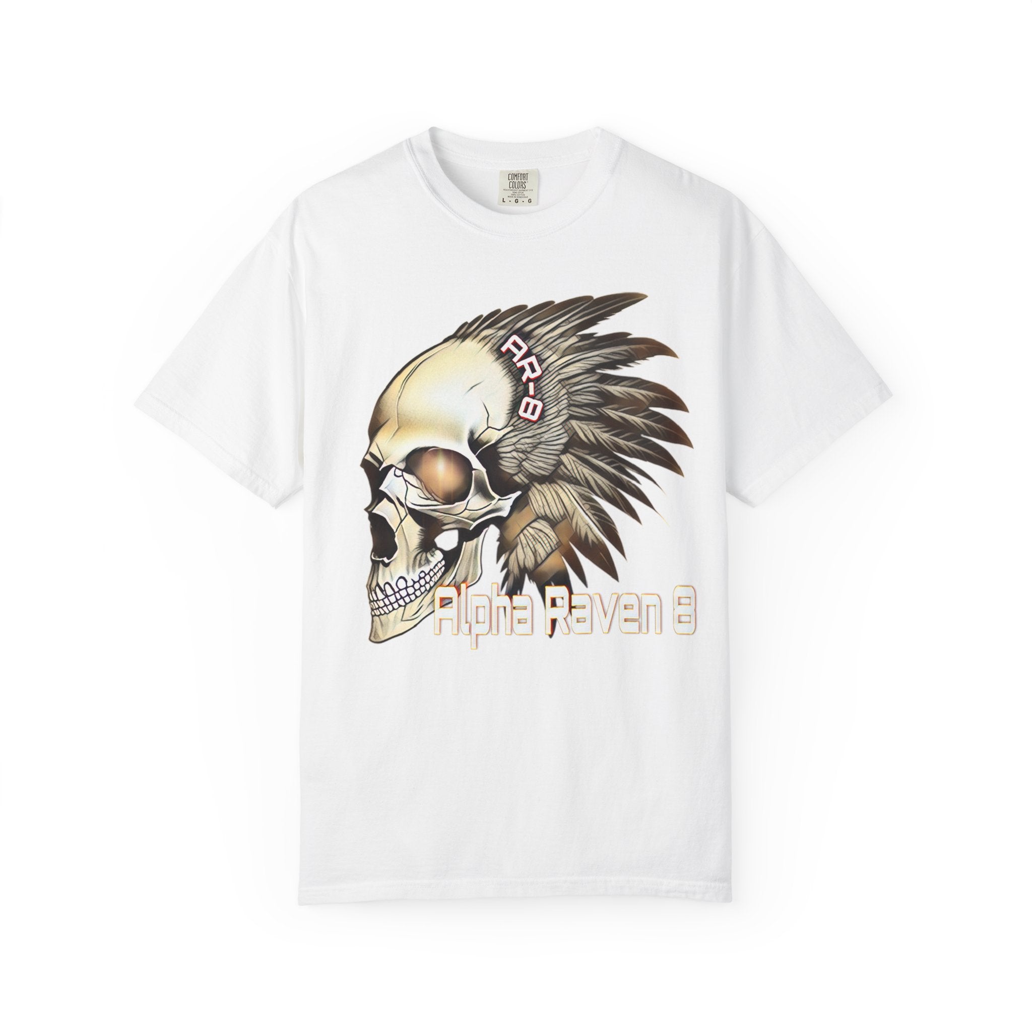 Skull Headdress T-Shirt — "Stay Classy" Graphic Tee